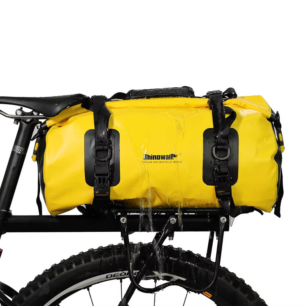 Sac De Fourche VTT 6L Imperméable - Se Transforme En Sac à Dos, Noir, Neuf