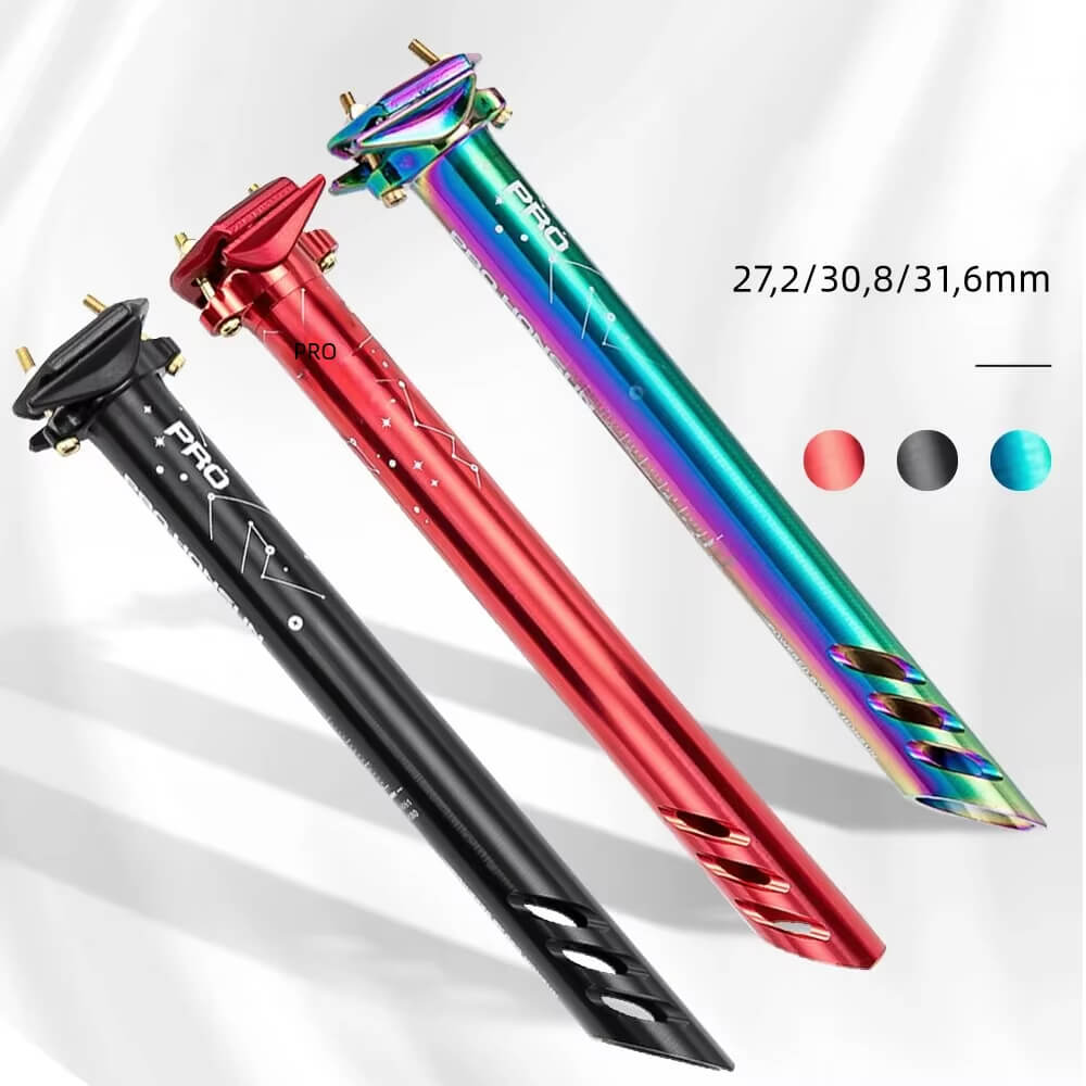 DJC Tige de selle de vélo en aluminium léger 25,4 mm 27,2 DJC Tige de selle de vélo en aluminium léger 25,4 mm 27,2