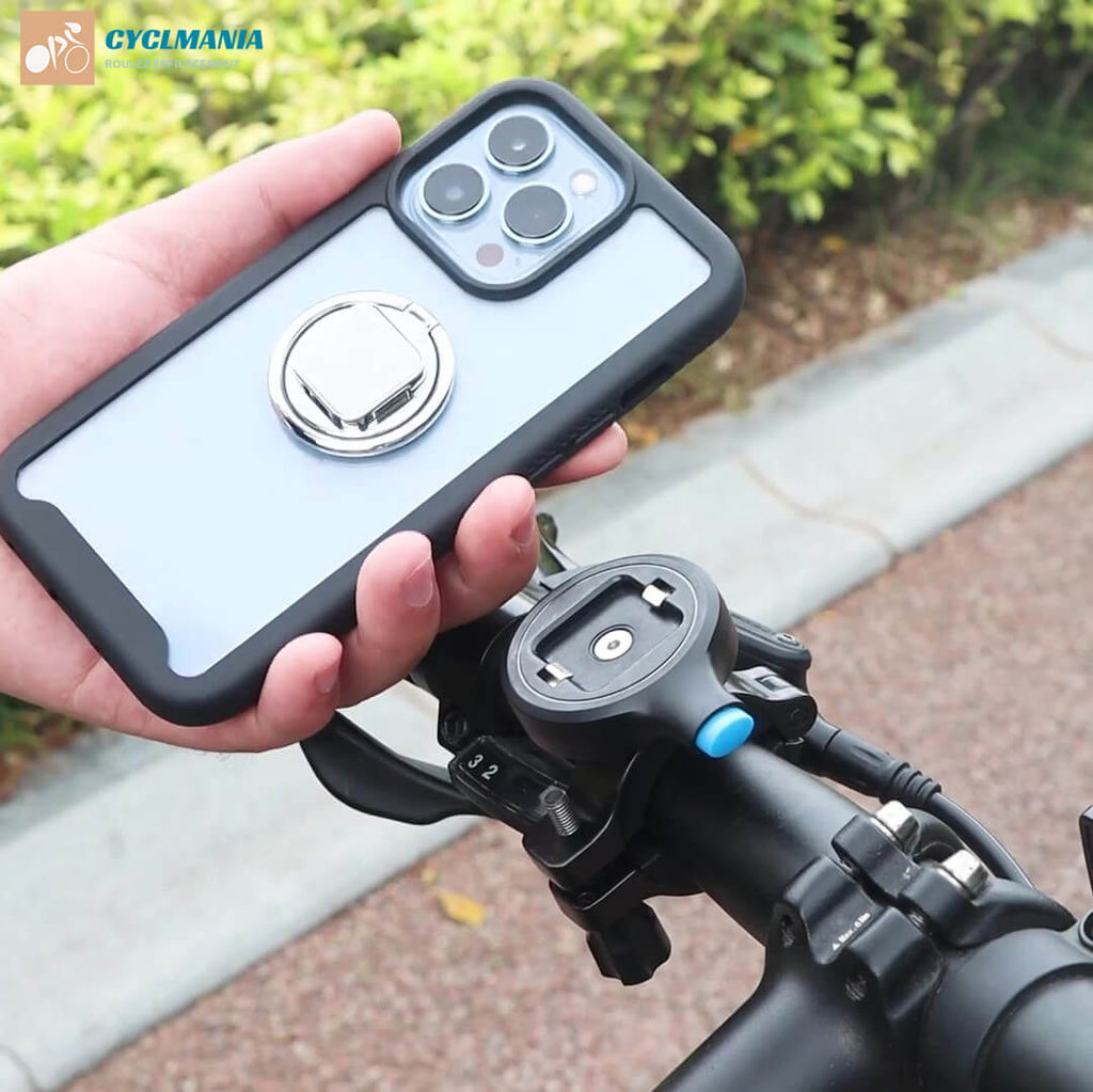 Support de téléphone de guidon de vélo en alliage d'aluminium