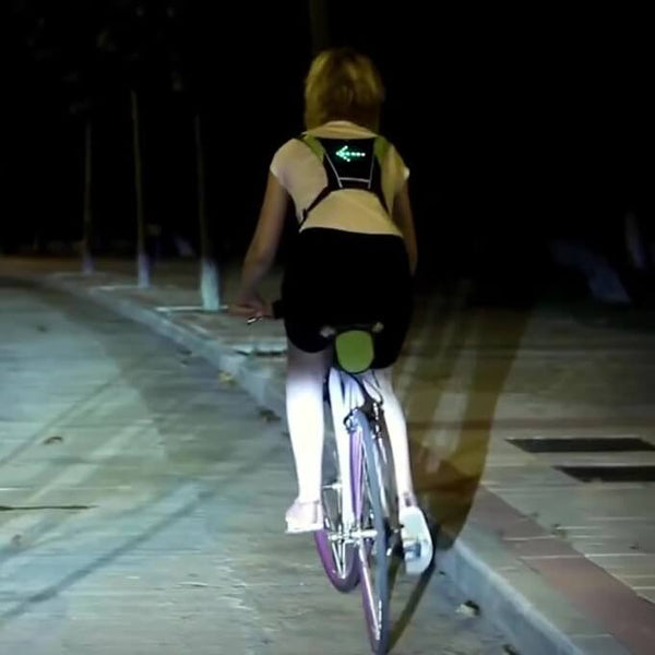 Nouveau LED gilet de cyclisme sans fil 20L vtt sac de vélo sécurité cl –  ALLSAFTY