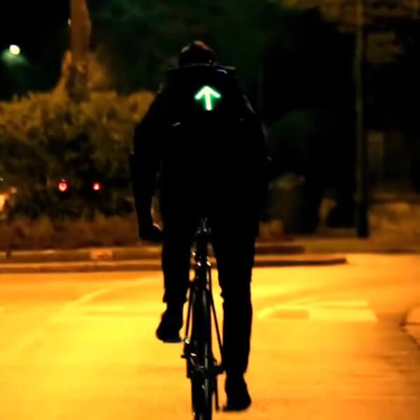 Gilet fashion sécurité vélo lumineux