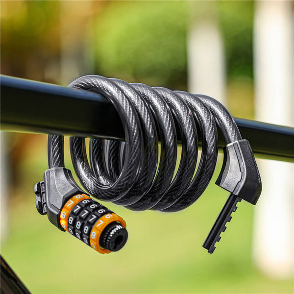 Antivol Vélo à Combinaison 5 Chiffres – Chaîne 120 Cm, Acier Trempé 6,7 Mm, Résistant