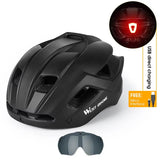 AeroShield™ | Casque velo léger avec feu arrière et lunettes magnétiques