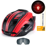 AeroShield™ | Casque velo léger avec feu arrière et lunettes magnétiques