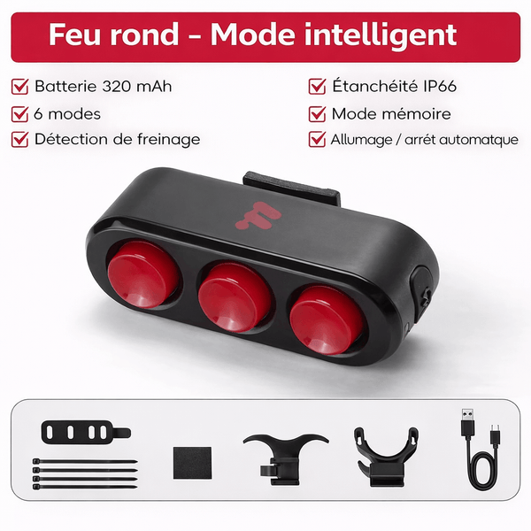 feu arriere velo​