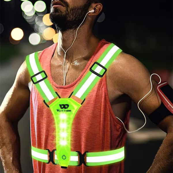 gilet clignotant velo