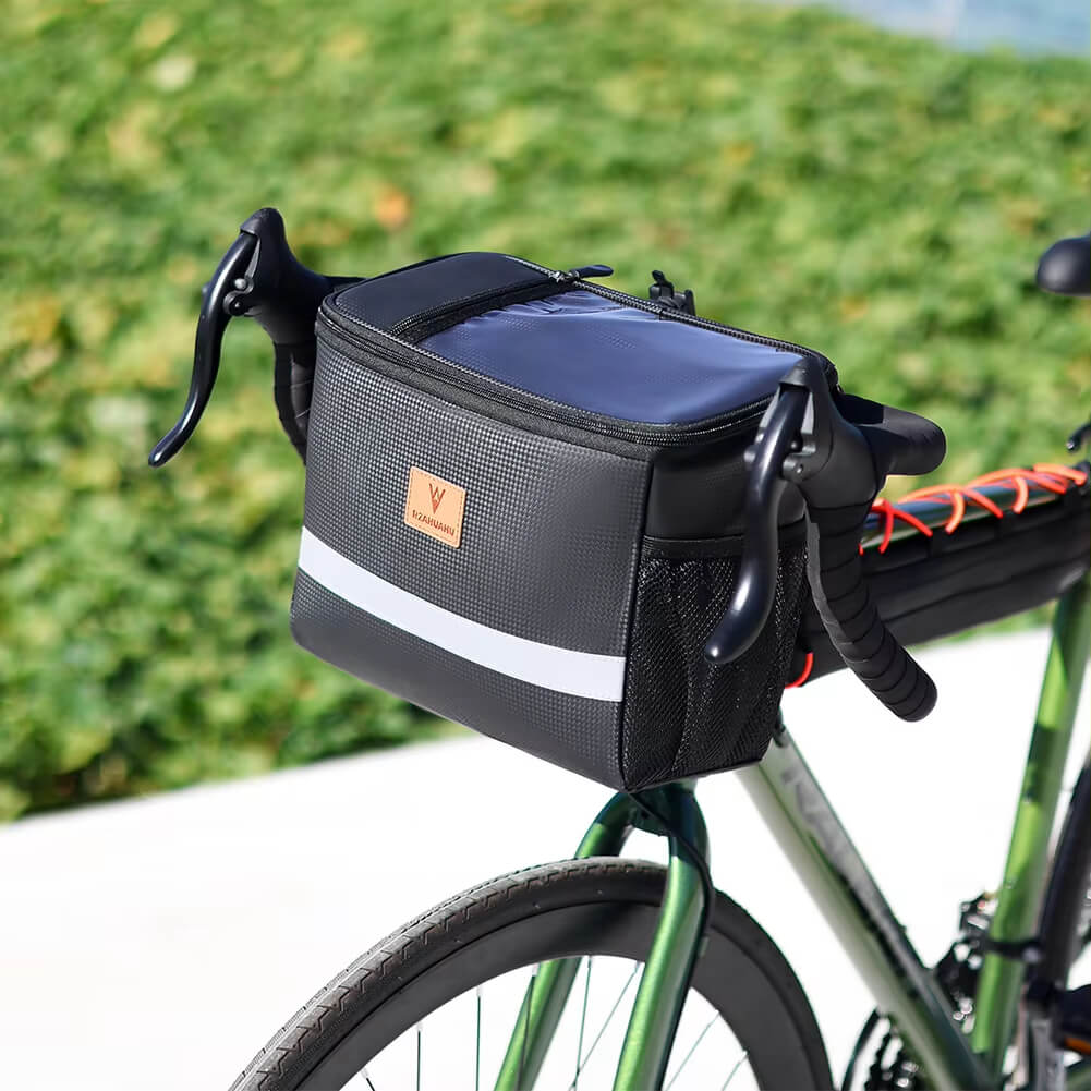 Sac Multifonction Vtt Sacoche Guidon Vélo UBORSE 2,3L - Imperméable Multifonction - Sac Bandoulière Détachable - Pour VTT, Randonnée, Quotidien Sacoche Avant Vélo