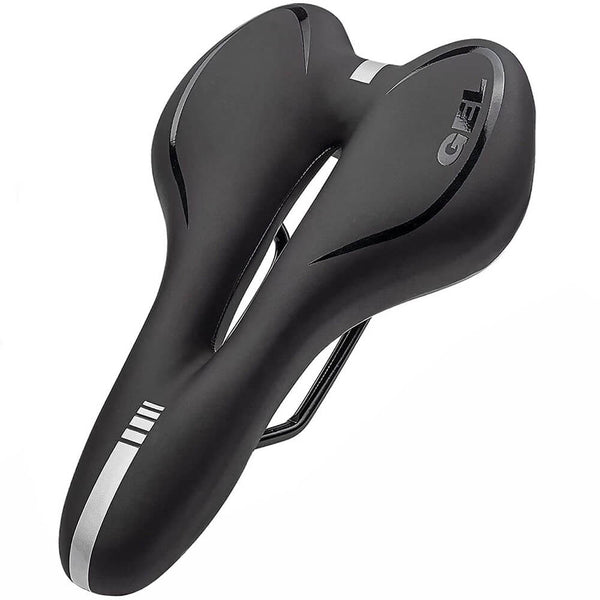 OGoDeal Selle De Vélo Silencieuse Pour Homme Et Femme, Selle De VTT Ergonomique, Large Et Respirante, Pour Vélo De Ville, VTT, Vélo De Route, Vélo