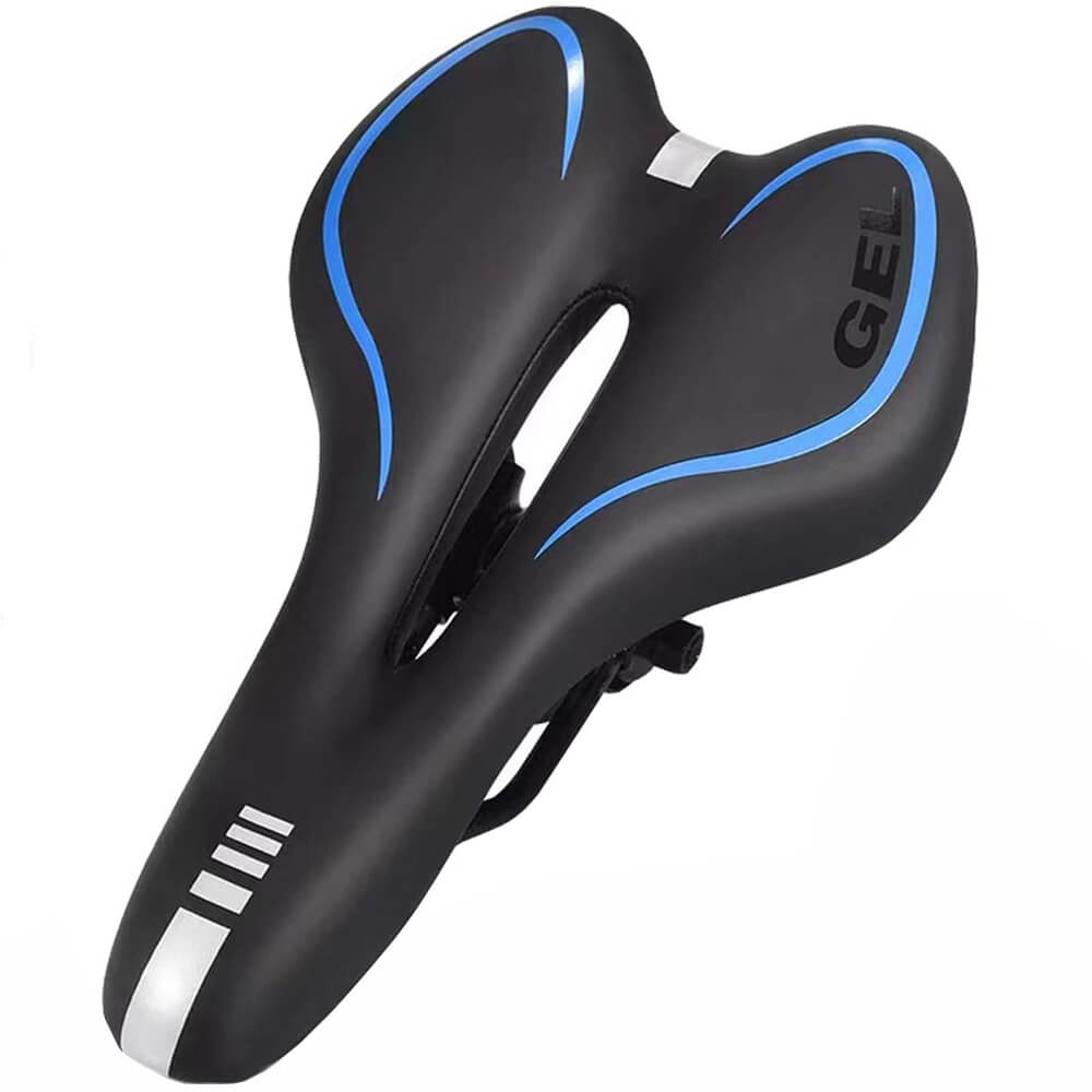 Selle de vélo pliable en gel respirant TRAHOO - pour VTT et vélos de Selle de vélo pliable en gel respirant TRAHOO - pour VTT et vélos de