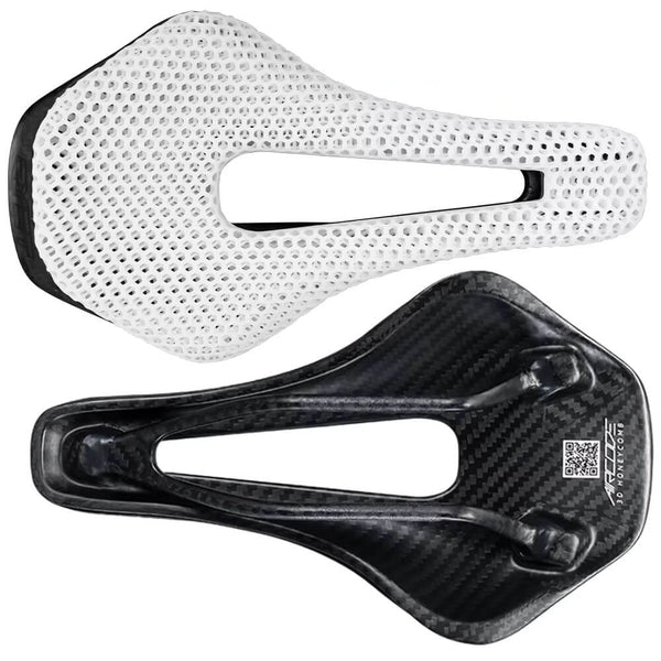 Selle de vélo WEST BIKING à nez court, imprimée en 3D, creuse, respirante, souple, légère, pour VTT, vélo de route, selle 3D Selle de vélo WEST BIKING à nez court, imprimée en 3D, creuse, respirante, souple, légère, pour VTT, vélo de route, selle 3D