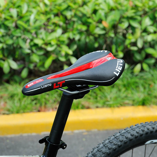 Selle De Vélo En Fibre De Carbone – Légère, Amortissante, Perforée Et Antidérapante, Pour Route, VTT Et Vélo Pliant