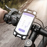 UniversalHandlebarMount™ | Support téléphone vélo en silicone avec rotation à 360°