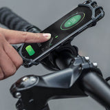 UniversalHandlebarMount™ | Support téléphone vélo en silicone avec rotation à 360°