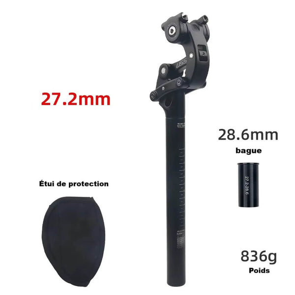 tige de selle suspendue