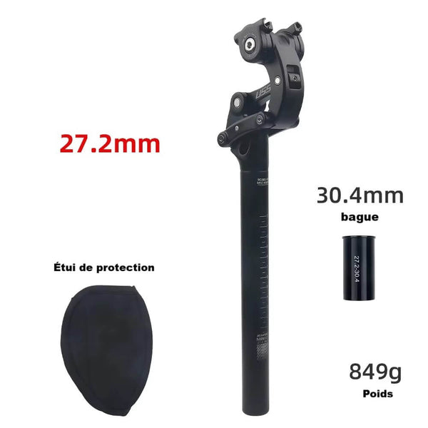 tige de selle suspendue