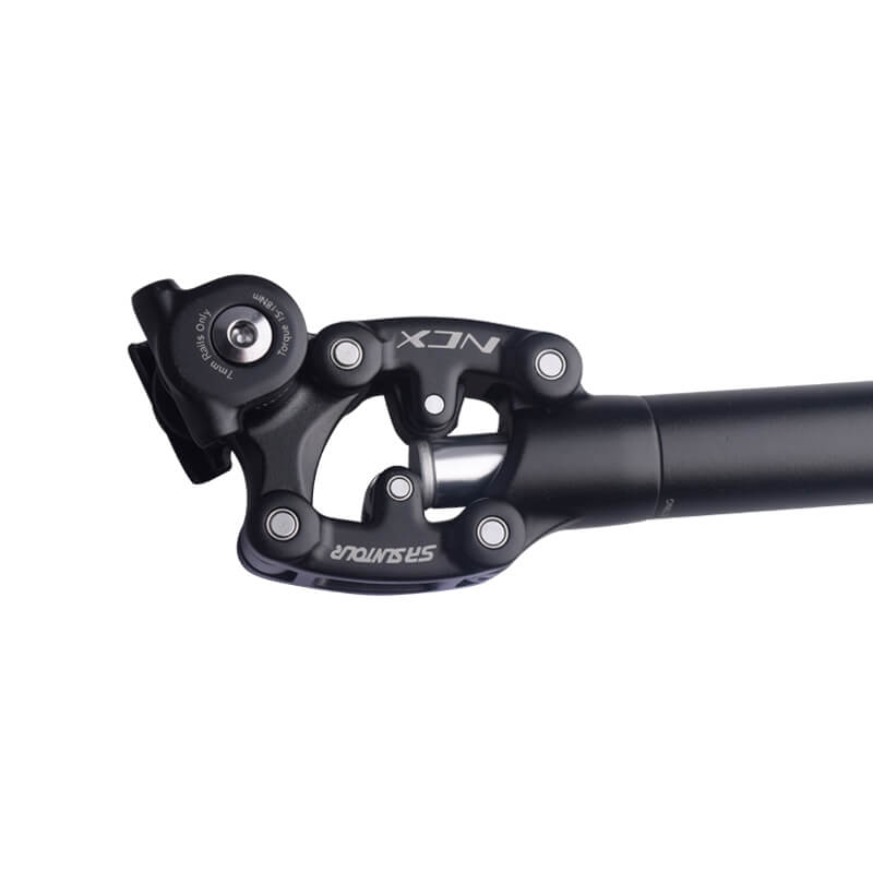 Tige De Selle Suspendue 50 Mm, Alliage Alu, Réglable En Dureté, Compatible 27.2/30.9/31.6 Mm – Pour VTT, Vélo électrique, Fat Bike